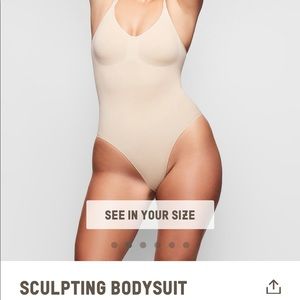 SKIMS Sculpting Bodysuit - S/M - in Clay